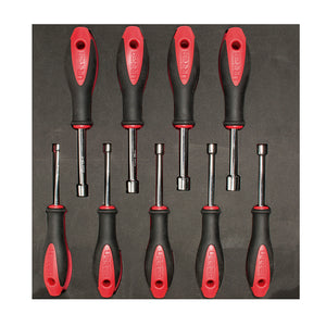 Juego de 9 Dest. bimaterial De Caja mm Urrea CH210***