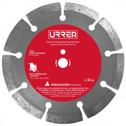 Disco diamante segmentado para cortadora de concreto 14" Urrea DDIS14