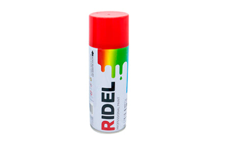 Pintura en Aerosol 400 ml/280gr Rojo, Ridel PA-RJ.