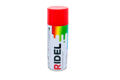 Pintura en Aerosol 400 ml/280gr Rojo, Ridel PA-RJ.