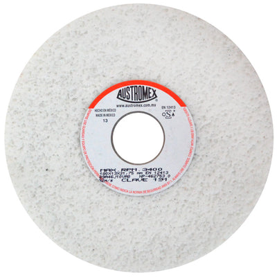Rueda Abrasiva Blanca de 7 x 1/2 x 1-1/4 Austromex 181