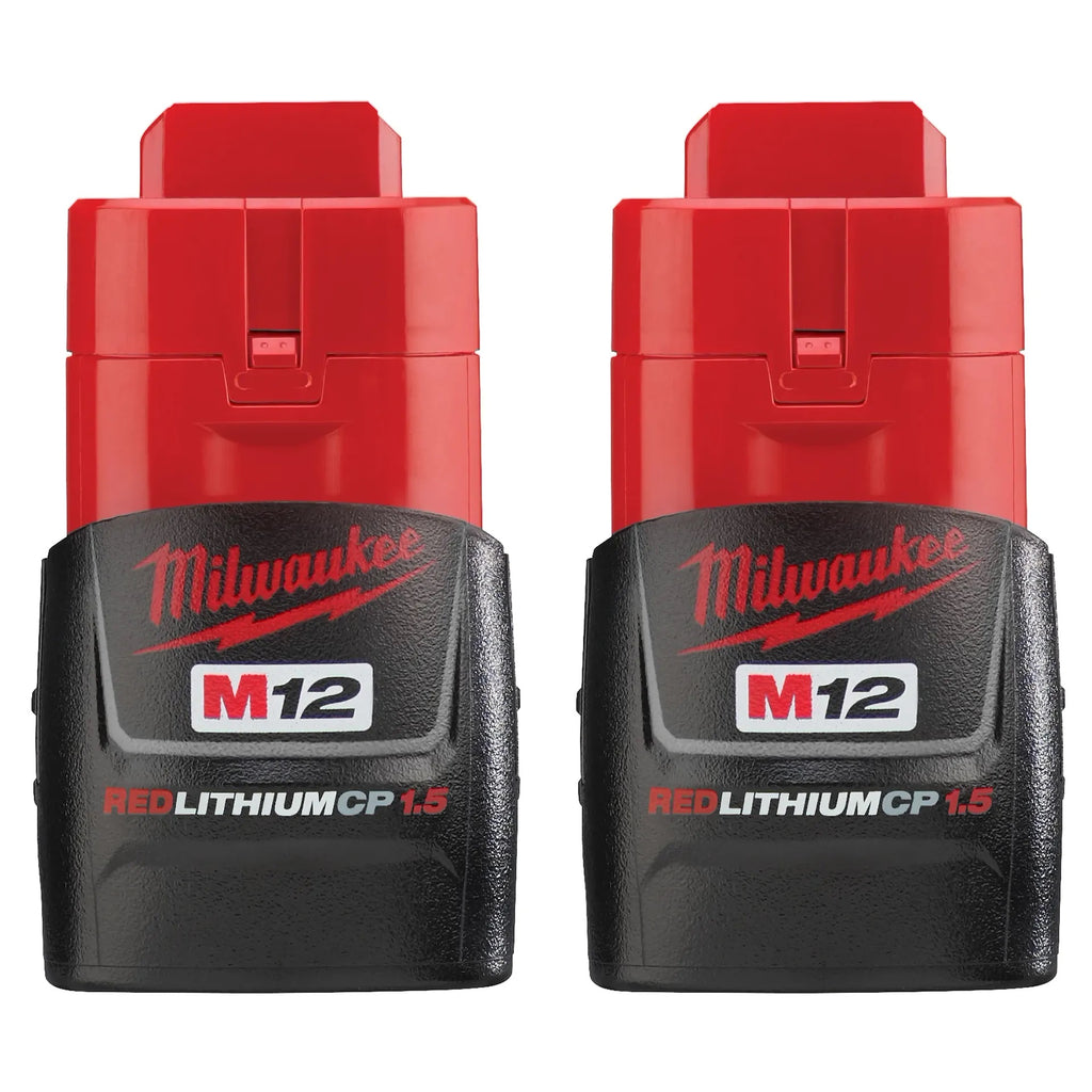 Juego De Dos Baterías Compactas M12 REDLITHIUM, Milwaukee  48-11-2411