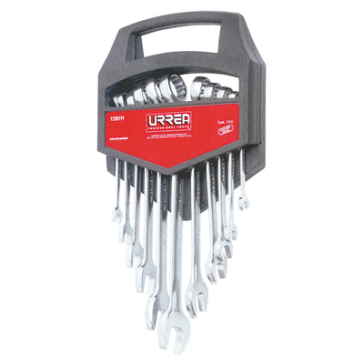 Juego de 11 Llave Combinado Métricos, Urrea 1200IM