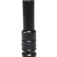 Dado de impacto largo cuadro de 1/2", 12 puntas, métrico, 13 mm" 7313MT