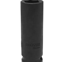 Dado de impacto largo cuadro de 1/2", 6 puntas, en pulgadas, 3/4" S7824HL