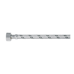 Manguera Lavabo/Fregadero, Acero Inox, 1/2" x 1/2", 40 cm, Foset 49179