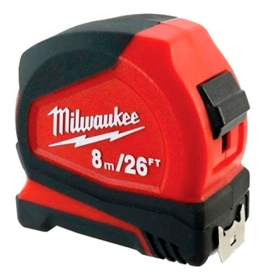 Flexómetro Magnético NOM 8mts, Milwaukee 48-22-6627