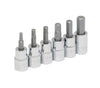 Juego de 6 Dados de Punta Hexagonal 4 mm a 10 mm Cuadro de 3/8" 4990M6