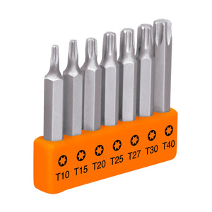 Juego De 7 Puntas Torx Combinadas Largo 2' , Expert 17796
