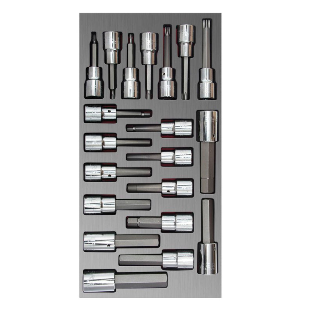 Juego de 20 dados con punta 1/2" Urrea CH110L