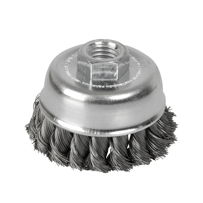 Carda Copa Trenzada Alambre Delgado De Acero Inoxidable 3