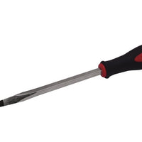 Destornillador bimaterial barra cuadrada punta plana 1/4" x 4" ***