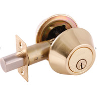 Cerrojo Doble Cilindro Laton Antiguo Dexter 6633