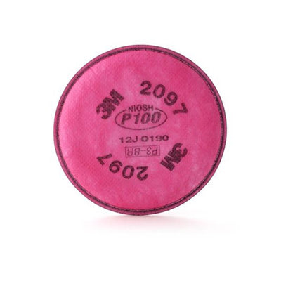 Protección Contra Partículas Vapores orgánicos Rosa 3M 2097