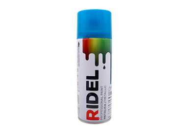 Pintura en Aerosol 400 ml/280gr Color Azul Metalico, Ridel PA-MAZ.