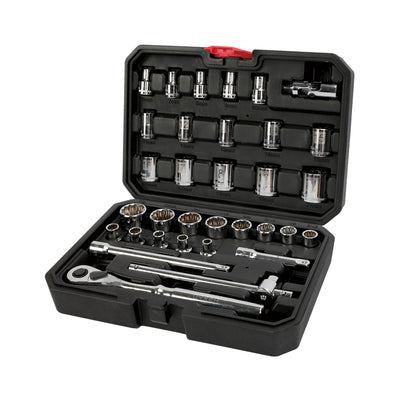 Juego de dados y accesorios 33 pza 3/8