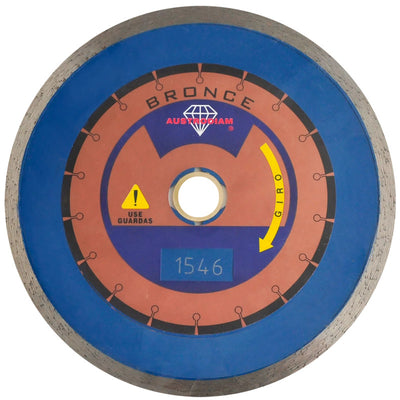 Disco de Diamante de Rin Continuo de 7 x 0.08 x 7/8 Azul Bronce Austrodiam 1546
