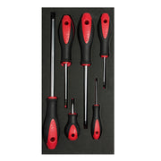 Juego de destornilladores mango bimaterial punta Phillips, 6 piezas Urrea CH116