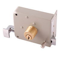 Cerradura de Sobreponer Pre-Armada Izquierda Gris Dexter 6971