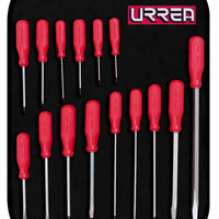 Juego de 15 Destornilladores Serie R Combinado Urrea 9600ER