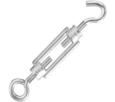 Tensor de Zinc Gancho y Argolla 1/4