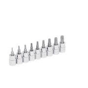 Juego de dados con punta Torx cuadro de 3/8" en riel, 9 piezas URREA 5239C