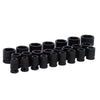 Juego de 24 Dados de Impacto Métricos 1/2" Urrea 74206