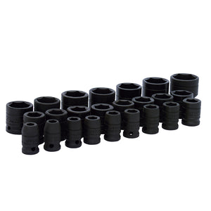 Juego de 24 Dados de Impacto Métricos 1/2" Urrea 74206