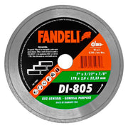 Disco Diamante Rin Continuo Pro 7" x 5/64" x 7/8", Fandeli 72962