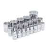 Juego de 20 Dados en Pulgadas 1/2" 6 Puntas Urrea 54109