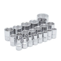 Juego de 20 Dados en Pulgadas 1/2" 6 Puntas Urrea 54109