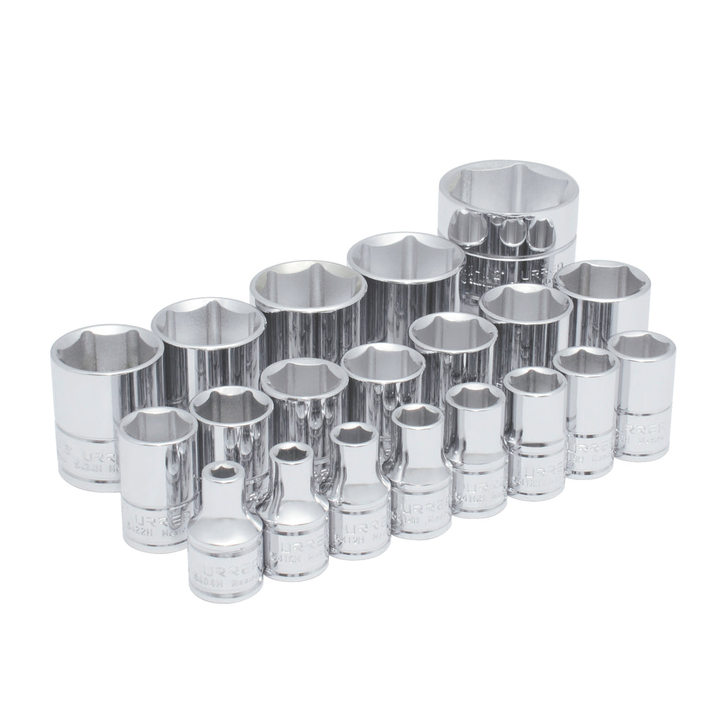 Juego de 20 Dados en Pulgadas 1/2" 6 Puntas Urrea 54109