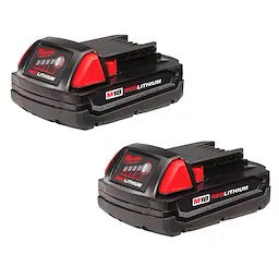Paquete Por Dos Baterías Compactas M18 REDLITHIUM, Milwaukee 48-11-1811