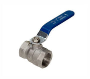 Válvula de Esfera Latón Satinada Roscada 1/4" Rugo 100I-6