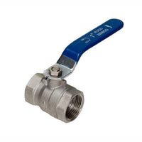 Válvula de Esfera Latón Satinada Roscada 3/8" Rugo 100I-10