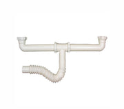 Salida Central Flexible para Doble Tarja PVC Rugo 11EPF