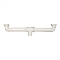 Salida Central para Doble Tarja PVC Rugo 11-EP