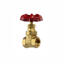 Valvula Compuerta Roscable 1/2" H/H Volante, Cnx 112H-8