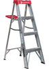 Escalera De Tijera De Aluminio Cuprum C-2312-04N
