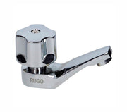 Juego Llaves Individuales para Lavabo Cromado Maneral Tauro Rugo 16-Q