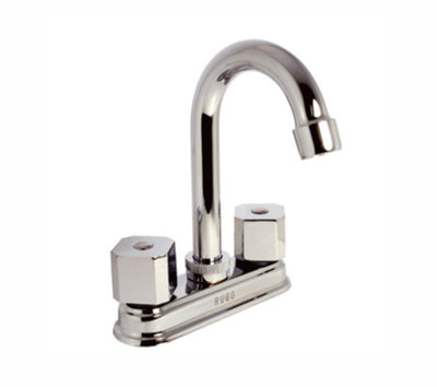 Mezcladora Lavabo Cromada Tipo Bar Maneral Sena Rugo 24-IS