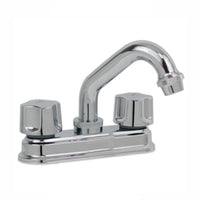 Mezcladora Lavabo Cromada Maneral Tauro Rugo 24-CT