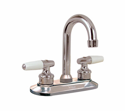 Mezcladora Lavabo Cromada Tipo Bar Maneral Pirulí Rugo 24-IP