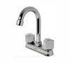 Mezcladora Lavabo Cromada Tipo Bar Maneral Rhin Rugo 24-IR