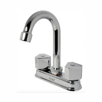 Mezcladora Lavabo Cromada Tipo Bar Maneral Rhin Rugo 24-IR