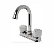 Mezcladora Lavabo Cromada Tipo Bar Maneral Rhin Rugo 24-IR