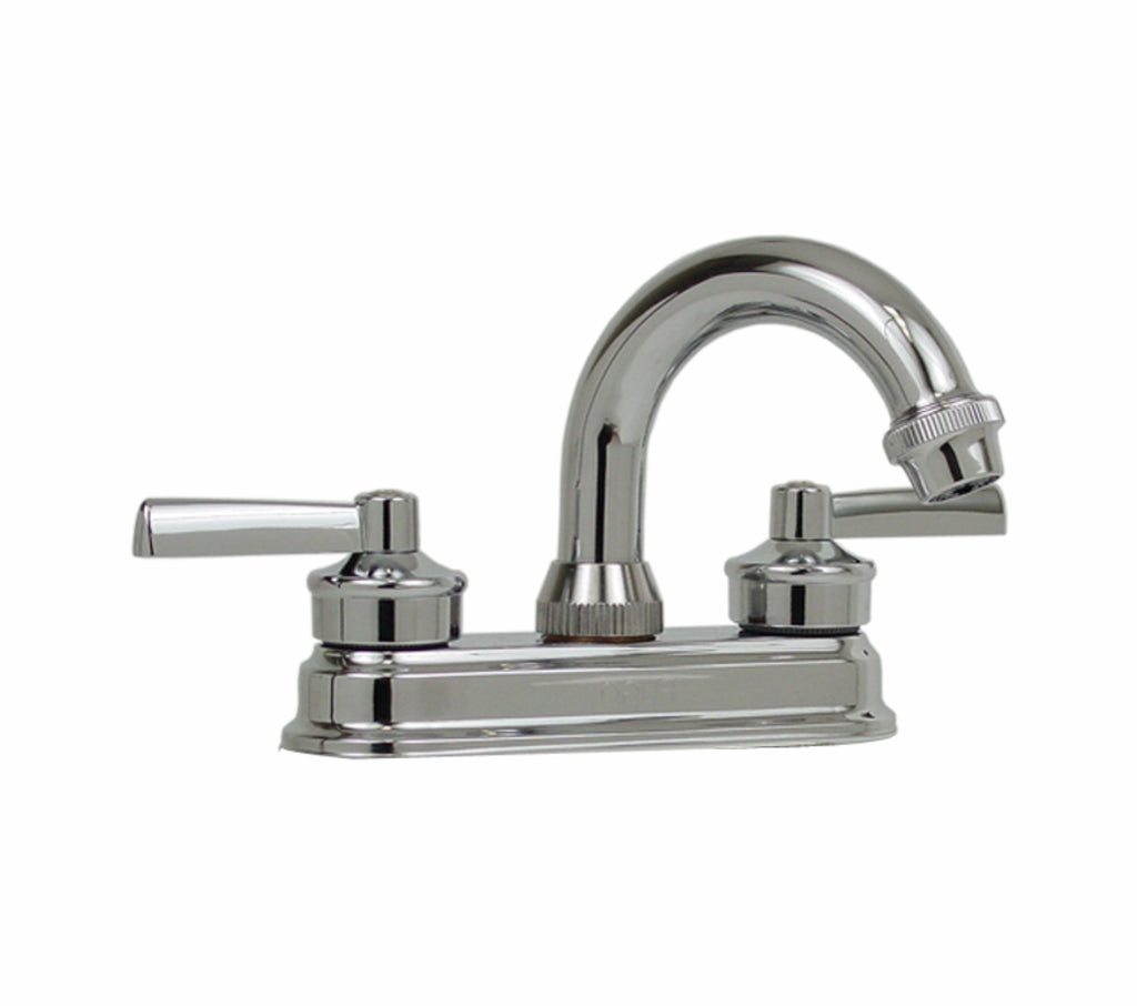 Mezcladora Lavabo Cromada Maneral Palanca Rugo 24-TD