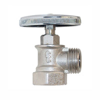 Llave de Control Angular Acabado Satinado Rugo 25-CC