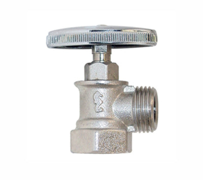 Llave de Control Angular Acabado Satinado Rugo 25-CC