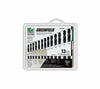 Juego de Brocas Jobber Fraccionales 13 Piezas 1/16" - 1/4 Greenfield 292730